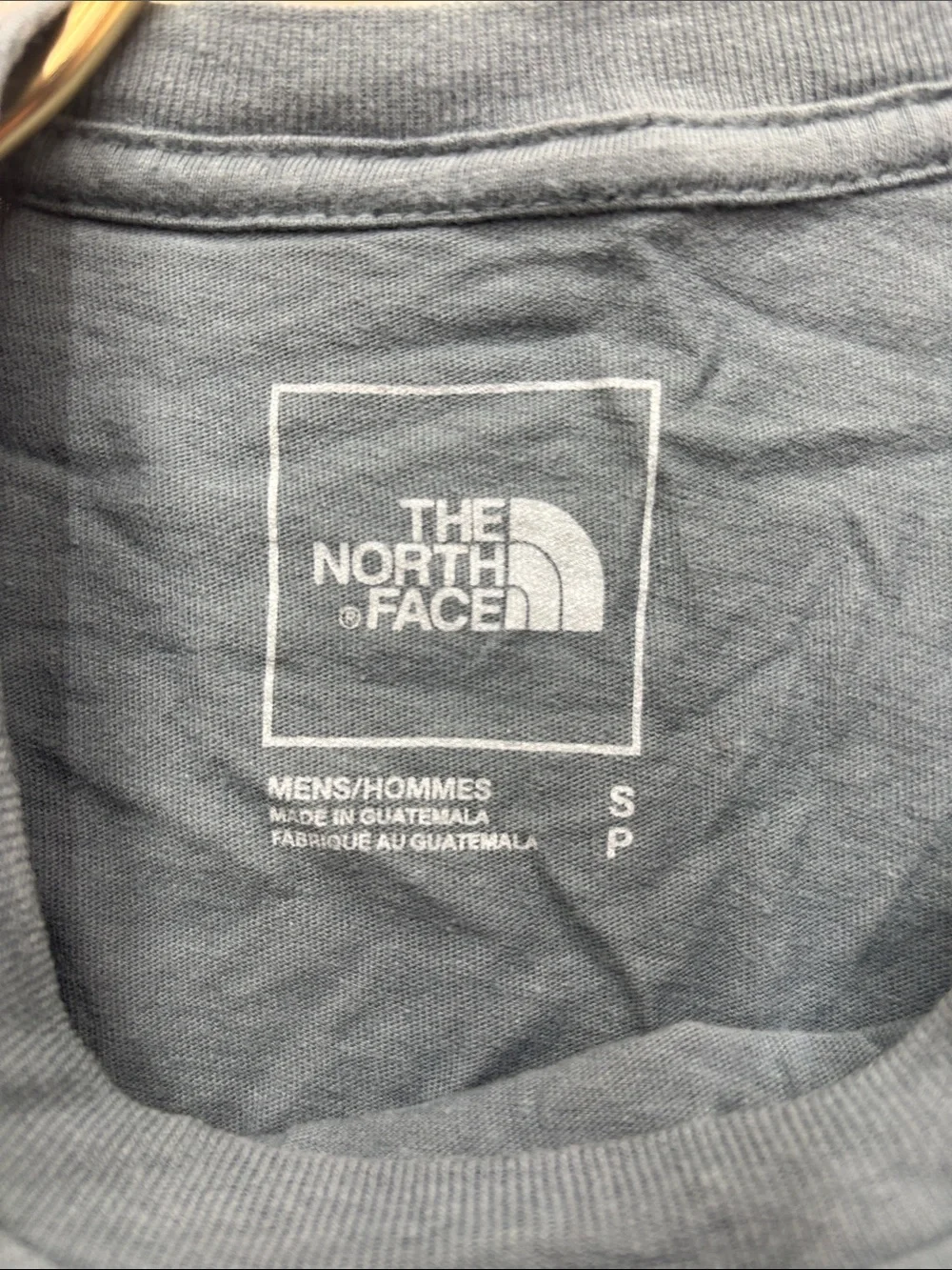 The North Face Men’s Graphic Crew Tee in Slate Blue with Multicolor Logo